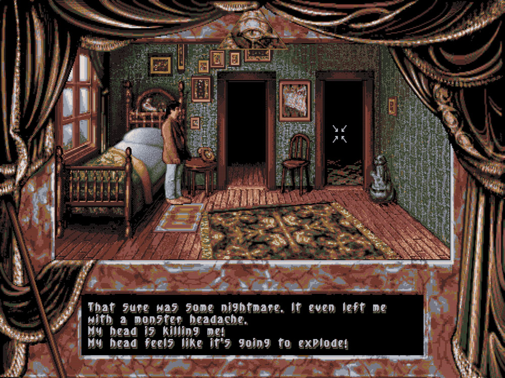 Dark Seed — 640×350 EGA