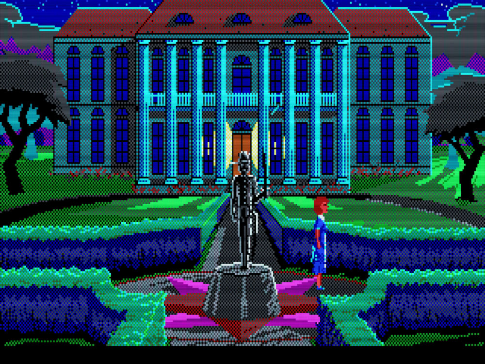 The Colonel's Bequest (EGA on VGA with CRT shader, original)