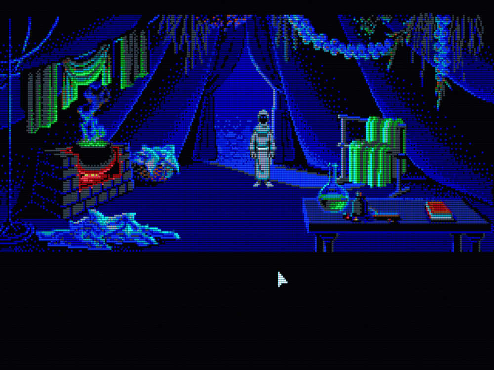 Loom (EGA with CRT shader, dedithered)